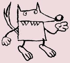 Loup Y Es Tu Les Folies D Aurelie Coloriage Loup Dessin Loup Facile Loup Dessin