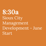 Sioux City Management Development Program