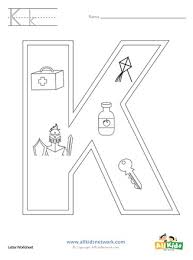 Letter coloring pages help reinforce letter recognition and writing skills. Letter K Coloring Page All Kids Network