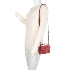 C Wall Monogramme Mini College Bag New Red