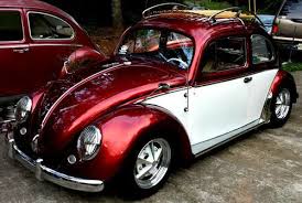 Image result for Poppy Red 1954 Beetle