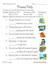 Finally, they explain why a pronoun is incorrect in a given sentence. Pronoun Worksheet Have Fun Teaching