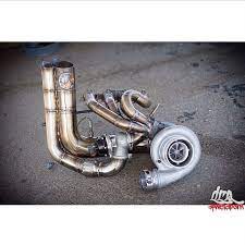 Custom Made Exhaust System With Turbo Automotive Engineering Turbocharger Engineering