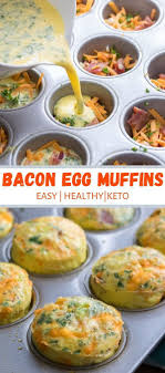 Keto Bacon Egg Muffins Recipe Healthy Recipes Bacon Egg Muffins Healthy Breakfast Recipes