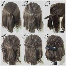 Easy Prom Hairstyle Tutorials For Girls With Short Hair Promhairstyles Hair Styles Medium Hair Styles Simple Prom Hair