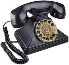 We also have some technical information for you, and some neat they have the familiar bell (the copyright has expired), and the type style is the same as the. Amazon Com Ec Vision Rotary Phones For Landline Retro Landline Telephone Old Fashion Home Phones With Mechanical Ringer And Speaker Function Black Electronics