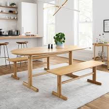 Our trestle dining room tables are masterfully handcrafted by renowned amish craftsmen. Modern Trestle Dining Bench