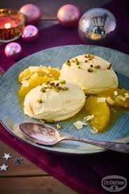 Weisse Schokoladencreme Mit Marinierten Orangen Rezept Schokoladen Creme Schokoladencreme Weisse Schokoladencreme