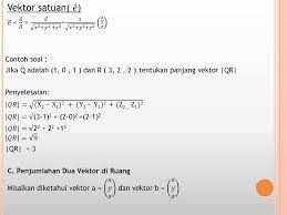 Blog Pendidikan Contoh Soal Vektor Satuan Brainly