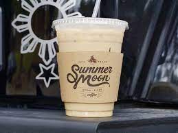 $5.00 hot chocolate our version of hot chocolate is made with whole milk and moon milk and chocolate steamed to perfection! More Summer Moon Coffee Bar Expansions And More A M Intel Eater Austin