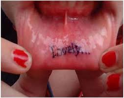 I haven't personally got an inner lip tattoo, but i have done several. Pin On Tattoos 3