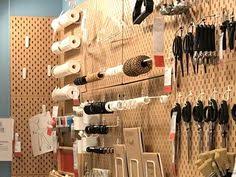 Skadis Pegboard Holds Paper Twine Scissors Paintbrushes Even Books And Paper Ikea Inspiration Skadis P Ikea Inspiration Ikea Pegboard Craft Room Office