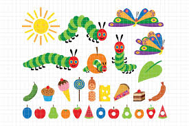 Very hungry caterpillar balloon during the 98th annual 6abc/dunkin' donuts thanksgiving day parade on november 23, 2017 in philadelphia, pennsylvania. Very Happy Caterpillar Digital Clipart Les Cl24 By Printablestore Thehungryjpeg Com