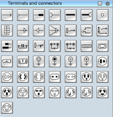 Plugs and sockets may sometimes combine male and female contacts. Electrical Symbols Terminals And Connectors