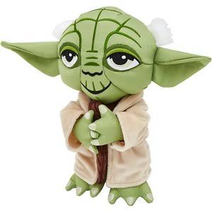 YODA Ballistic Nylon Plush Squeaky Dog Toy