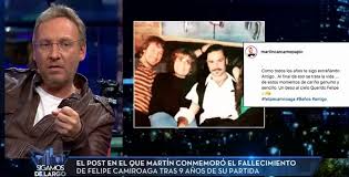 Vi la muerte de felipe camiroaga el 2007. Fue Muy Magica Martin Carcamo Recordo Su Ultima Conversacion Con Felipe Camiroaga