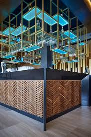A design idea to consider for a large space is to customize the wrap around the bar, so it attaches to cabinets and a sink to make it a wet bar. 50 Easy Simple Bars You Can Build At Home 35 Fieltro Net Bar Design Restaurant Luxury Bar Bar Counter Design