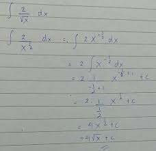 Integral merupakan bentuk operasi matematika yang menjadi kebalikan (invers) dari operasi turunan dan limit dari jumlah atau suatu luas daerah tertentu. Integral 2 Akar X Dx Adalah Brainly Co Id