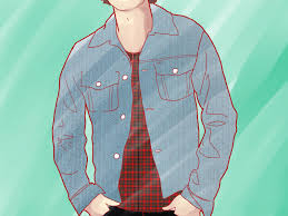 Le top c'est d'avoir une veste en jean légèrement délavée mais surtout dès que vous la mettez, retroussez lui les manches. Comment Porter Une Veste En Jean Avec Images Wikihow