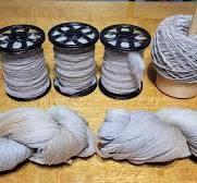 Spinning fibers for a Ranunculus sweater with Finn sheep and ...