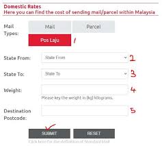 For tracking pos malaysia , enter the tracking number and click track! Cara Senang Semak Poslaju Rate 2020 Azlanyussof