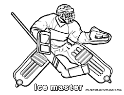 Teach your child how to identify colors and numbers and stay within the lines. Free Printable Hockey Coloring Pages Coloring Home