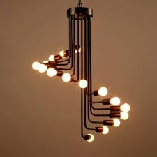 Suppliers of art rope hanging light at alibaba.com feature many different safety certifications. Black Spring Light Fixture Contemporary Metal Multi Light Art Deco Hanging Light For Gallery Takeluckhome Com