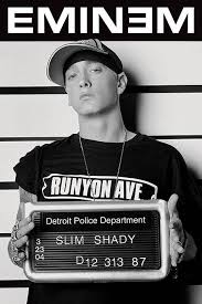 Eminem was born marshall bruce mathers iii in st. Eminem Mugshot Poster Plakat Kaufen Bei Europosters