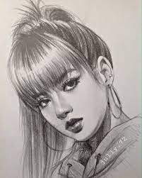 Imagenes de lisa de blackpink para colorear. Julia On Instagram Hope You Like It Blackpinkfanart Blackpink Lisa Fanart Art Kpop Kpopfanart Port Kpop Drawings Portrait Drawing Drawings