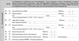 2019 Business Tax Renewal Instructions Los Angeles Office Of Finance