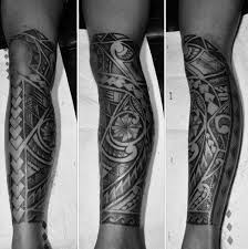 Mens Traditional Tribal Polynesian Leg Sleeve Tattoo Designs Polynesian Leg Tattoo Maori Tattoo Tattoo Designs Men