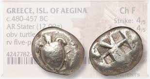 Aegean Turtle silver stater a world trade coin