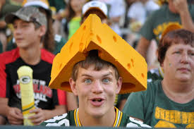 A wisconsite who supports the green bay packers professional football team. Foam Cheesehead Is Hot When Packers Do Well Wluk