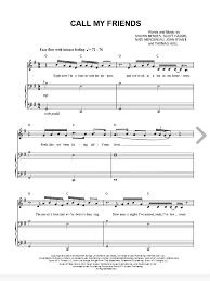 Shawn Mendes Call My Friends Sheet Music In G Major Download Print Sheet Music Call My Friend Shawn Mendes