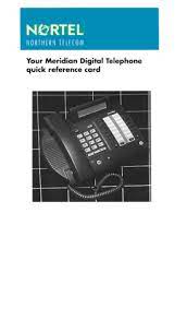 Nortel Meridian M3820 Telephone User Guide Manualzz