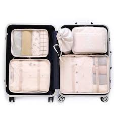 Luggage Packing Organizers Packing Cubes Set For Travel Travel On The Fly Acessorios De Viagem Malas De Viagem Fazer As Malas De Viagem