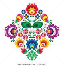 Mexican Flower Motifs Google Search Polish Folk Art Hungarian Embroidery Embroidery Flowers