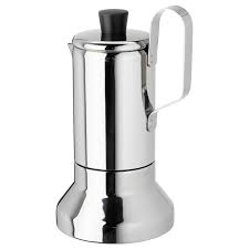 ⭐ moka espresso coffee for induction stoves and other stoves  stainless steel stovetop espresso maker, moka pot, & manual coffee percolator machine. Metallisk Stainless Steel Espresso Maker For Hob Ikea