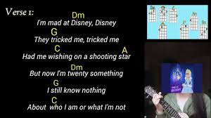 F i wish that the earth, sea, and the c sky up above. Salem Ilese Mad At Disney Ukulele Chords And Lyrics Youtube