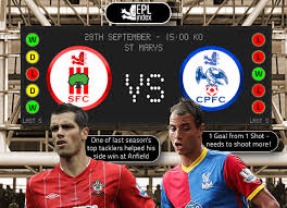 Both teams are in the second half of the table, although they are not in danger of relegation from the premier league. Crystal Palace Vs Southampton Preview Team News Facts Key Men Epl Index Unofficial English Premier League Opinion Stats Podcasts