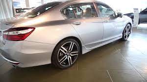 Honda accord sport 2016 silver. 2016 Honda Accord Sport W Honda Sensing Sedan In Silver Youtube