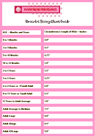 Bracelet Sizing Chart Bracelet Size Chart Baby Bracelet