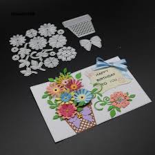 Your handmade card begins with a blank card to decorate. Crafts Flower Pot Metal Cutting Dies Scrapbooking Album Paper Craft Card Making Die Cutting Embossing