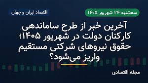 آخرین خبر از طرح ساماندهی کارکنان دولت در شهریور ۱۴۰۵؛ حقوق نیروهای شرکتی مستقیم واریز می‌شود؟