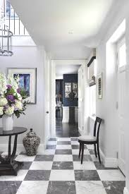Black And White Checkered Floor Entry Dom V Anglii Floor Design Home White Marble Floor