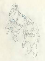 Download free aragorn transparent images in your personal projects or share it as a cool sticker. Auction Howardlowery Com Ralph Bakshi The Lord Of The Rings Animation Cel Drawing Of Aragorn Gimli 1978