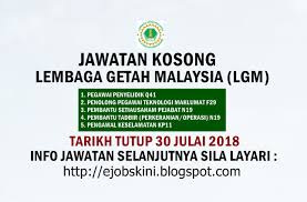Jawatan kosong majlis getah malaysia, berminat mohon online sekarang april 5, 2021. Jawatan Kosong Lembaga Getah Malaysia Lgm 30 Julai 2018