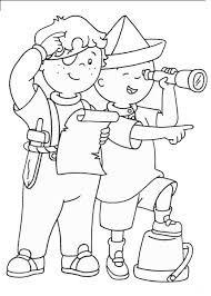 Caillou coloring pages feature the popular characters from the canadian television show with the same name. Caillou Coloring Pages Birthday Printable