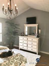 Sherwin Williams Ellie Gray In Master Bedroom With White Furniture And Va Traditional Living Room Furniture Cream Bedroom Furniture White Furniture Inspiration