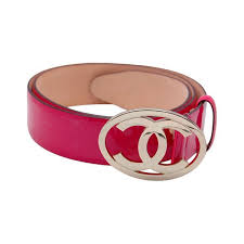 Black And Red Designer Belt Chanel Oval Buckle Red Patent Leather Belt Women S Belts Found On Polyvore Featuring Polyvore Women S Fashion Accessories Bel Chanel Logo Belt Chanel Belt